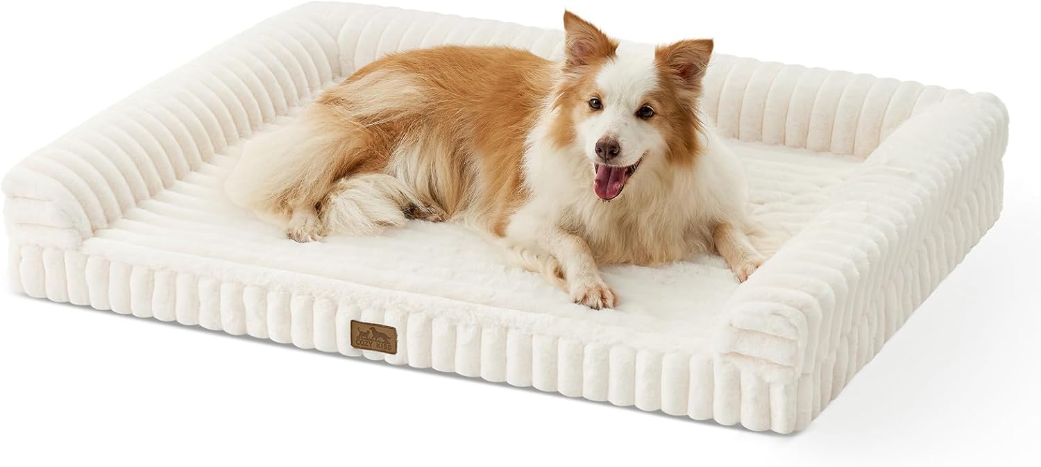 Detalle de COZY KISS Orthopädisches Hundebett XL 110x80x17cm