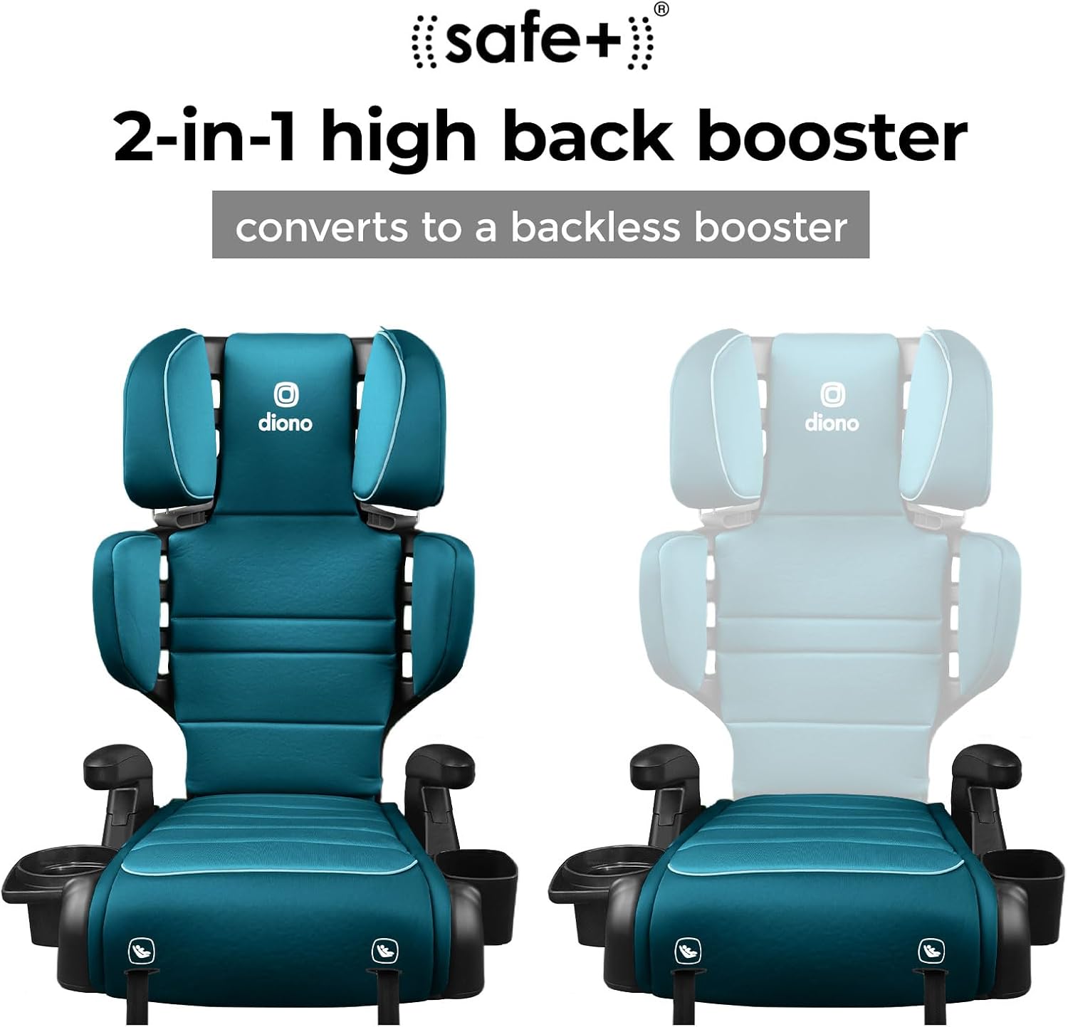 Detalle de Diono 2-in-1 Booster Seat, 40–120 lbs.