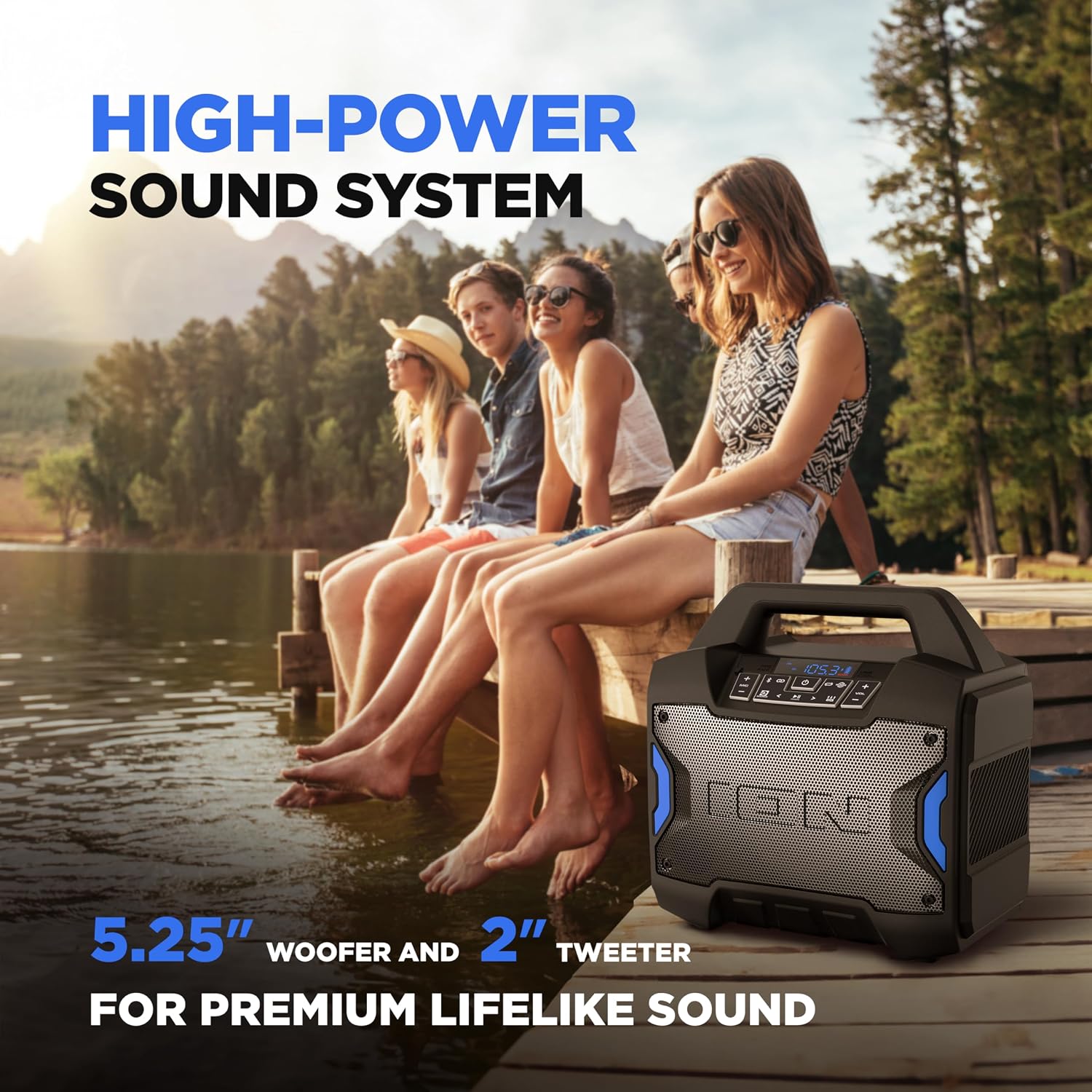 Detalle de ION Tailgater Boom 60W Portable Speaker