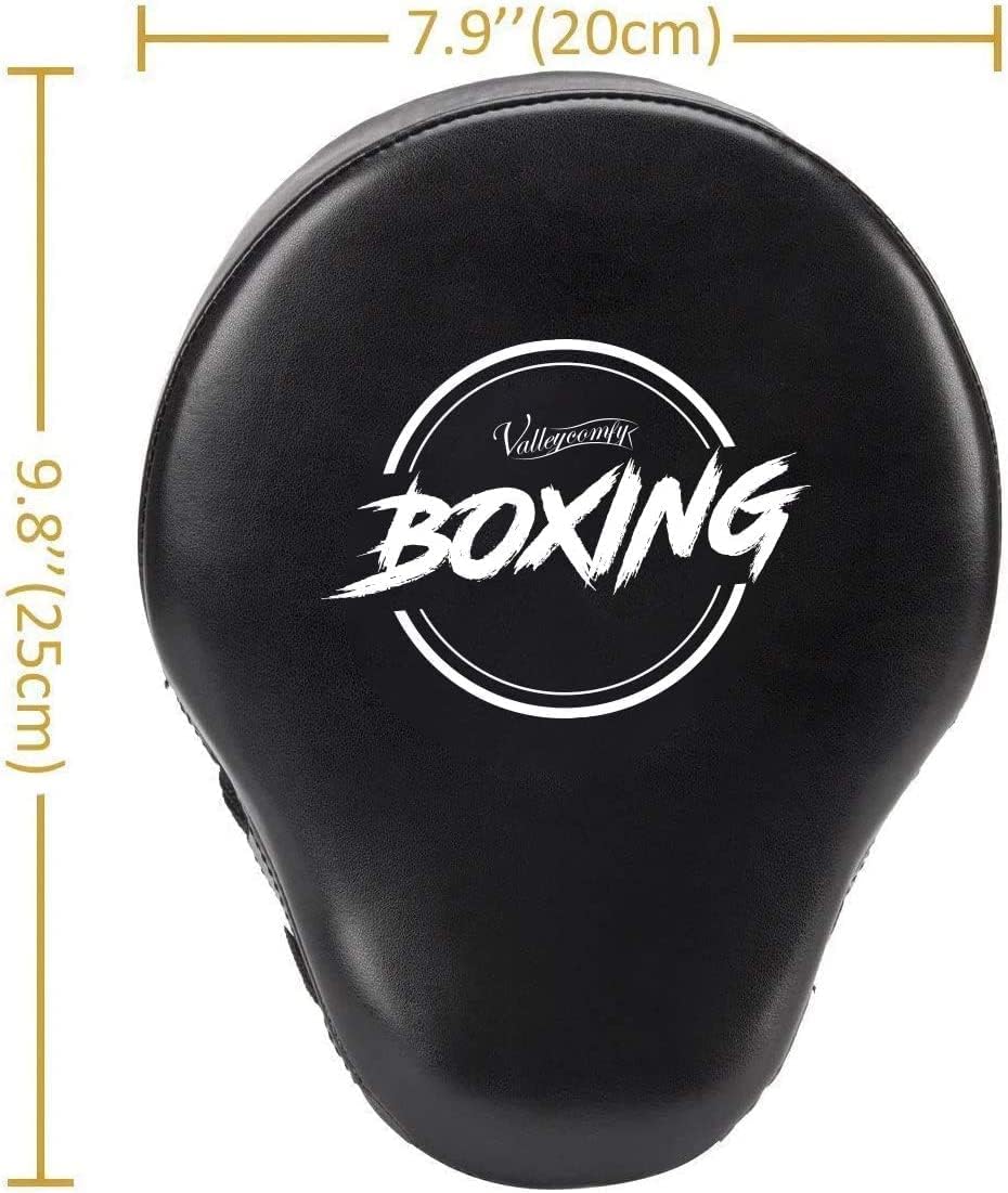 Thumbnail 3 de Valleycomfy Curved Focus Punching Mitts, Faux Leather, 1.5-Inch Foam