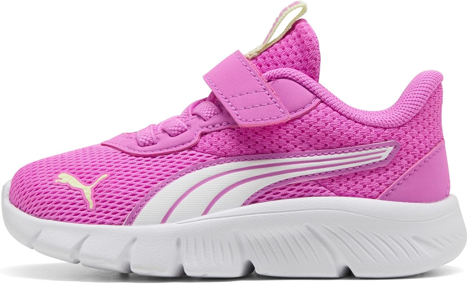 Detalle de Puma Flexfocus Modern AC+ InfSneaker Unisex Baby – Electric Orchid/Puma White, 24 EU