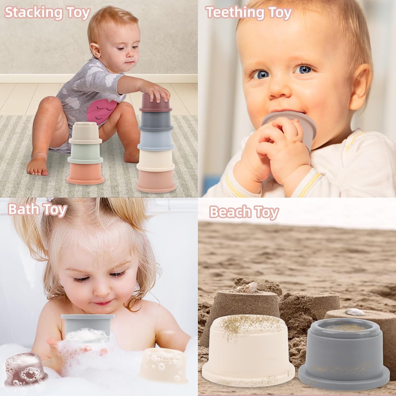 Thumbnail 6 de LUCKFUTURE 8‑in‑1 Montessori Baby Toys Set