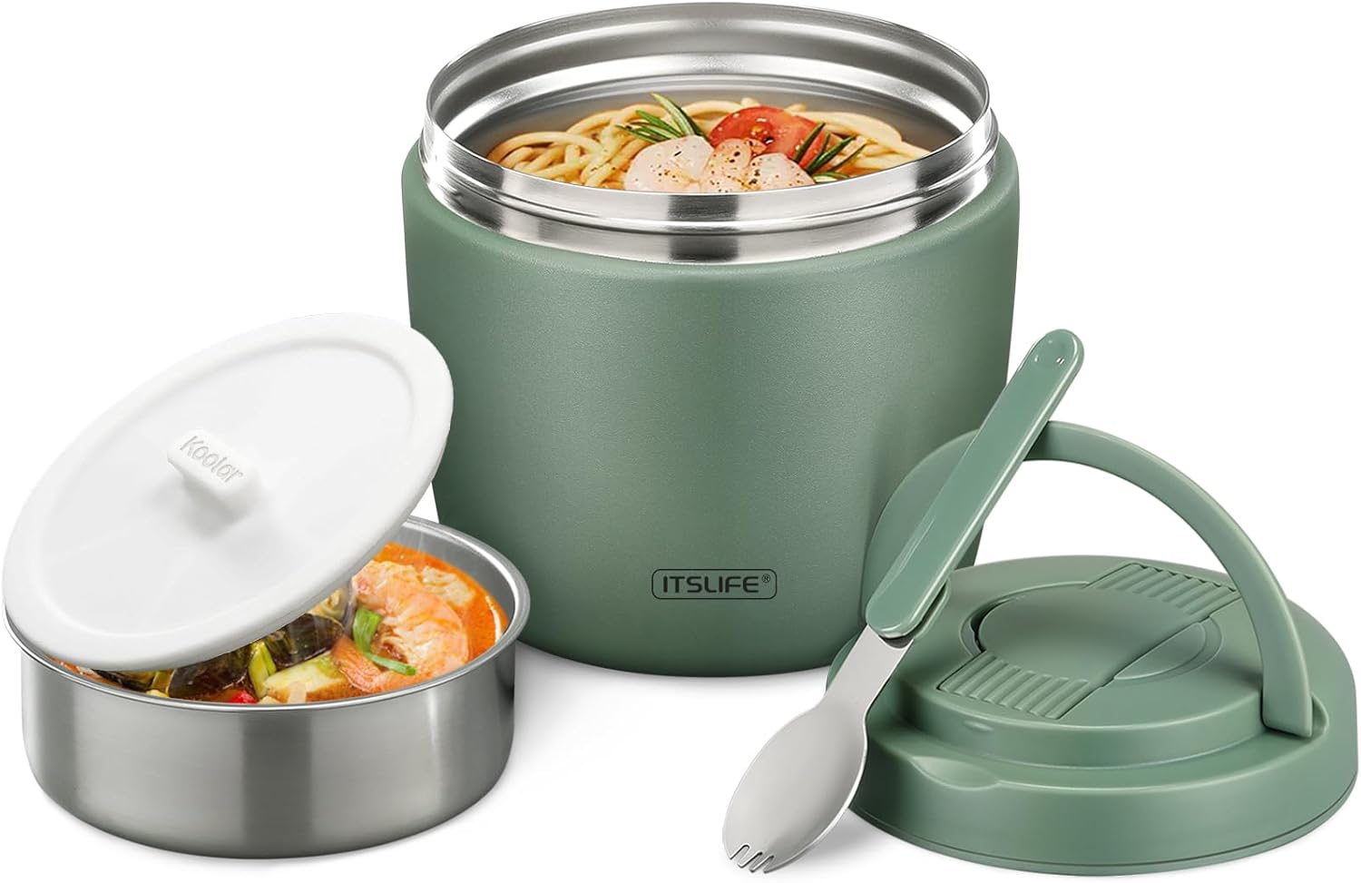 Detalle de Itslife Thermobehälter für Essen 970 ml