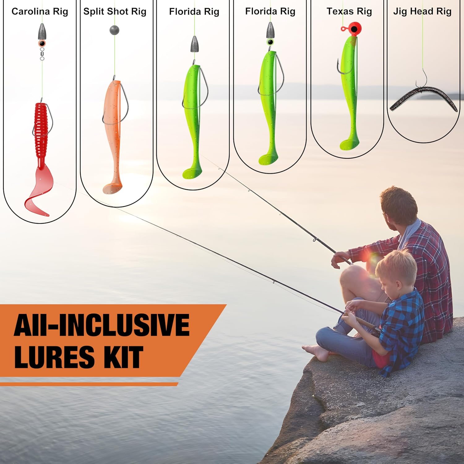 Detalle de Kit de leurres de pêche TRUSCEND 110