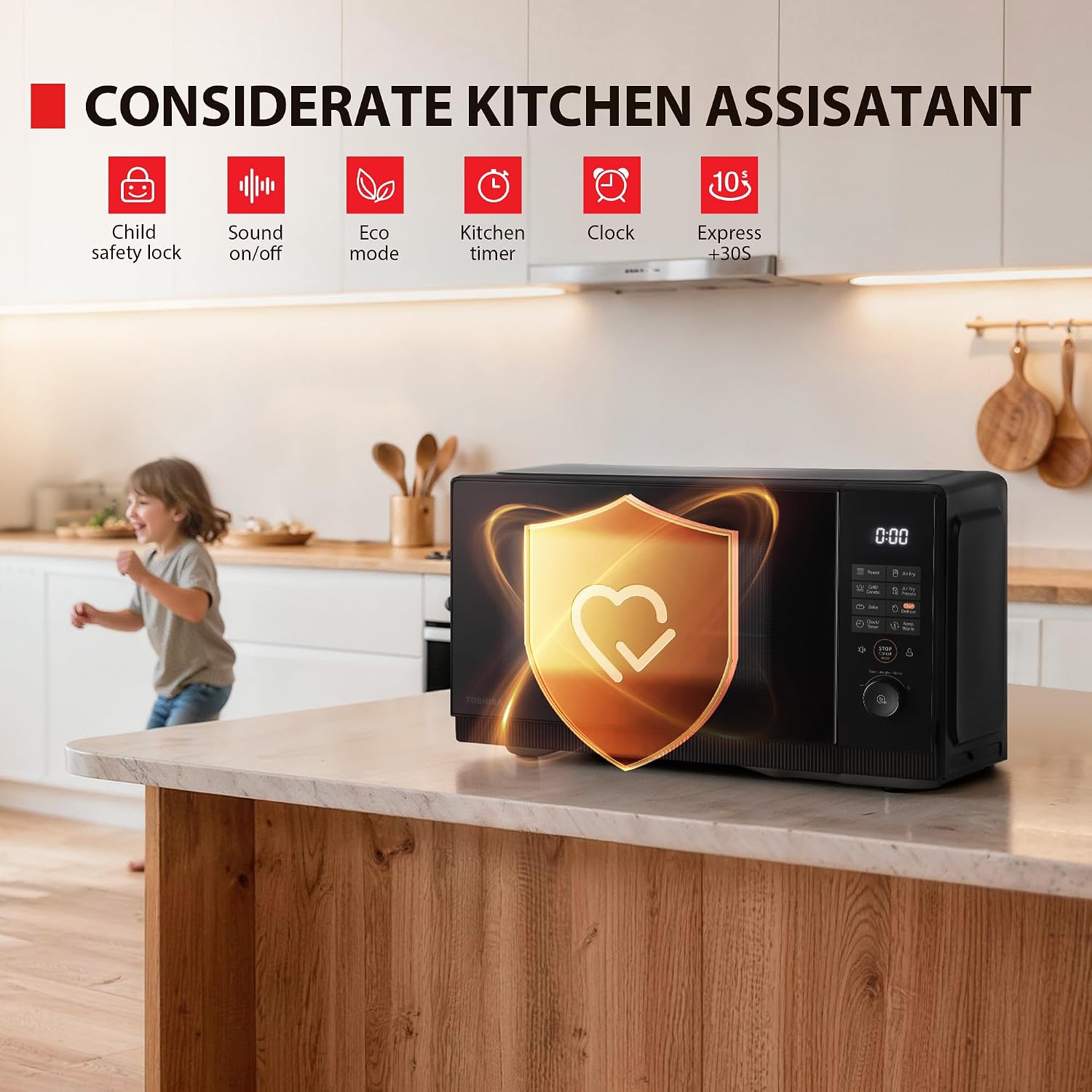 Thumbnail 6 de TOSHIBA MV2-EC26SF 26L Air Fry Microwave