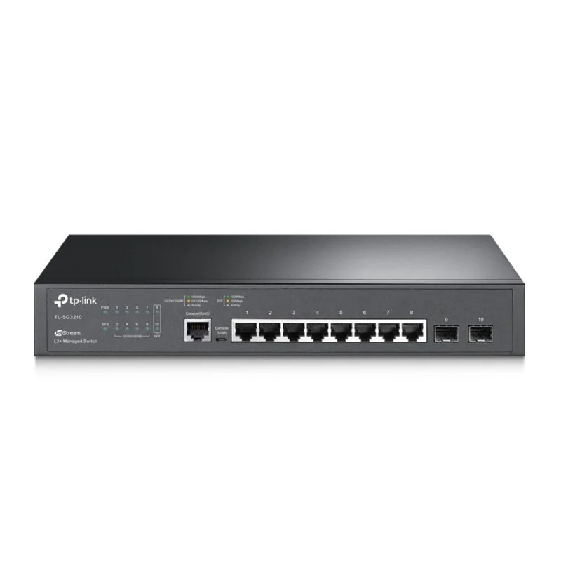 Detalle de TP-Link TL-SG3210 Switch gestionado 8 puertos Gigabit