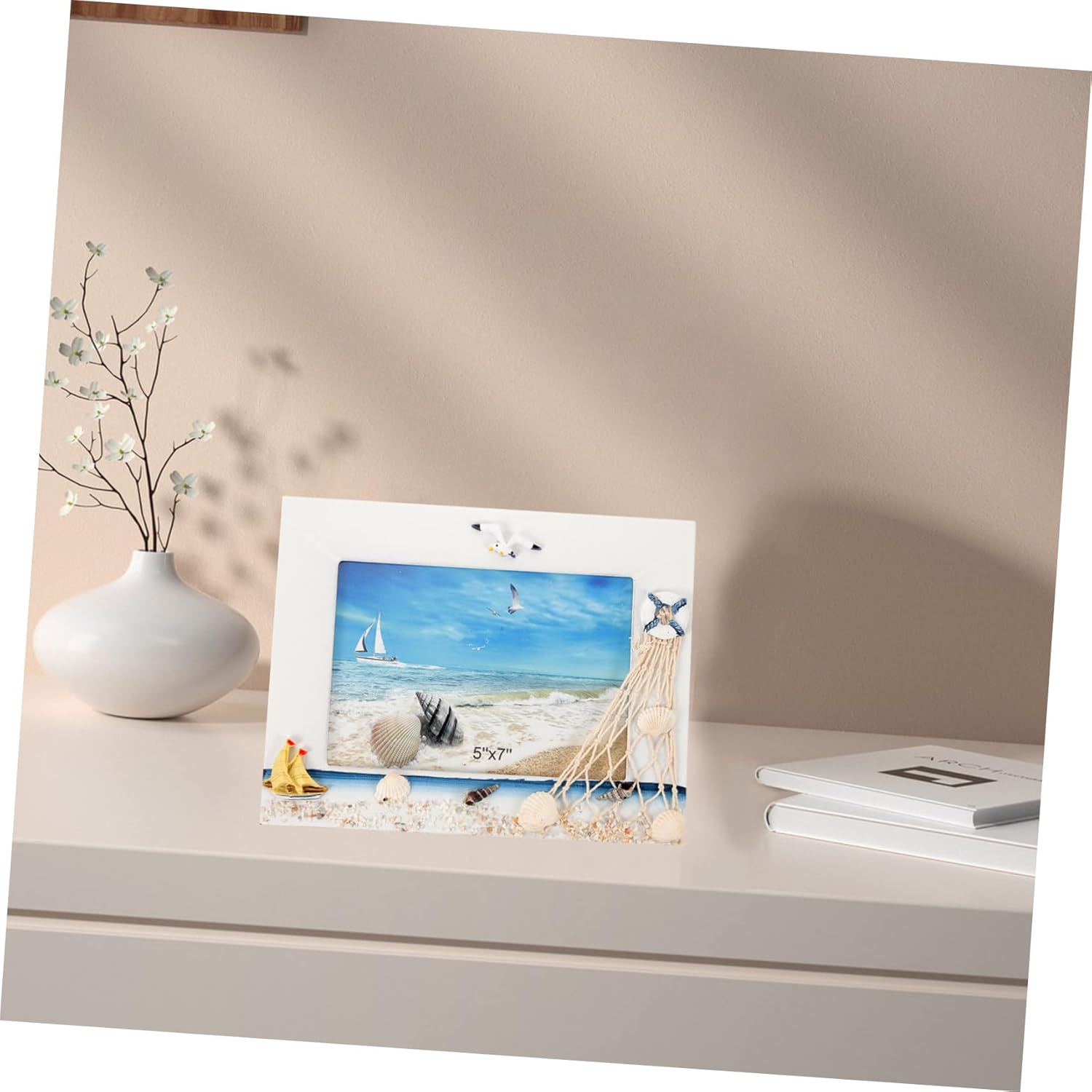 Thumbnail 6 de AOKWAWALIY kreativer hölzerner Bilderrahmen – Fotohalter für Tischdekoration (9,45 x 7,48 Zoll)