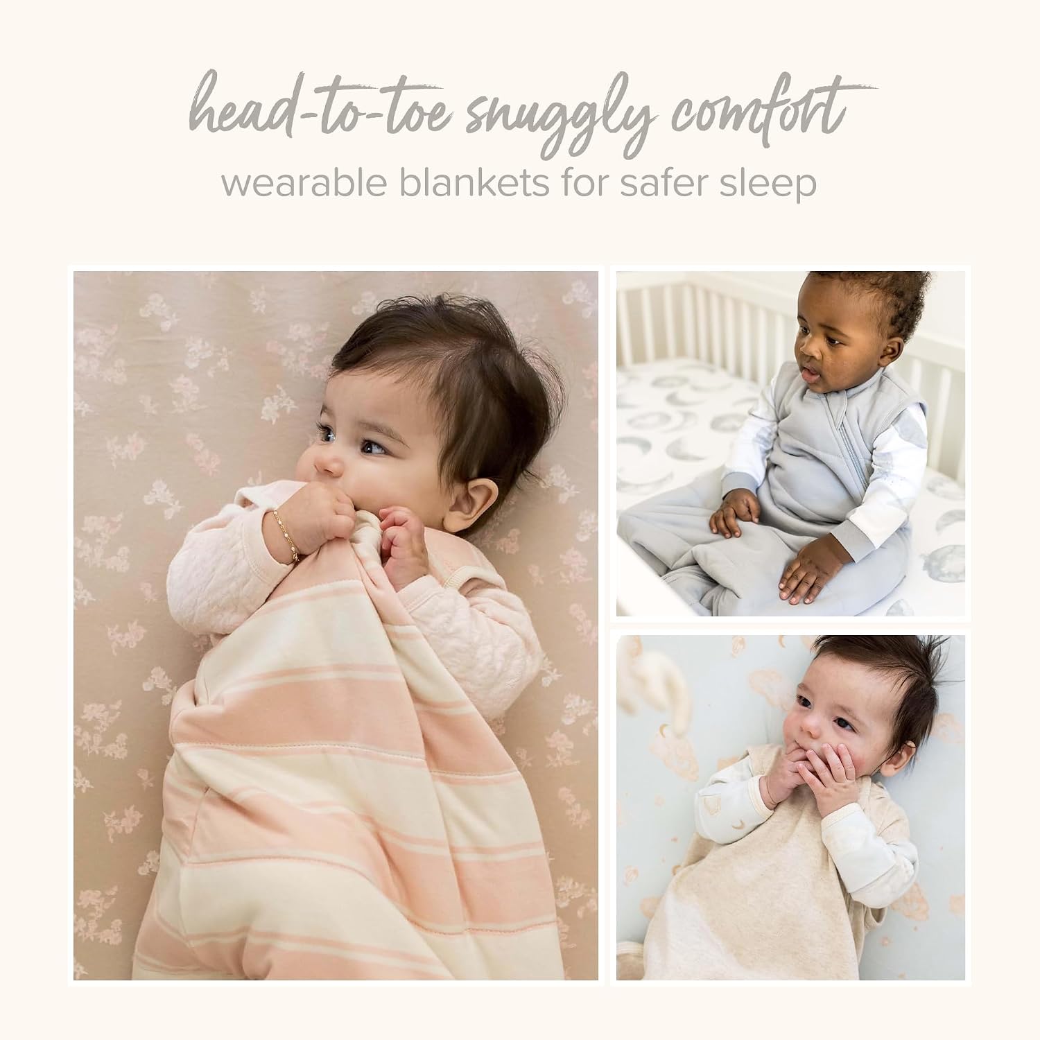Thumbnail 2 de Burt's Bees Baby Unisex Newborn Essentials Beekeeper Wearable Blanket (100% Organic Cotton)