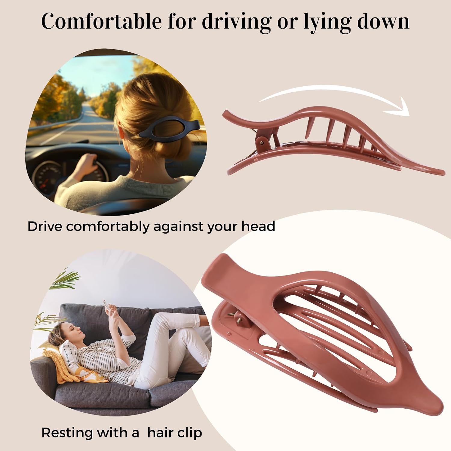 Detalle 2 de Flat Hair Clips 8-Pack