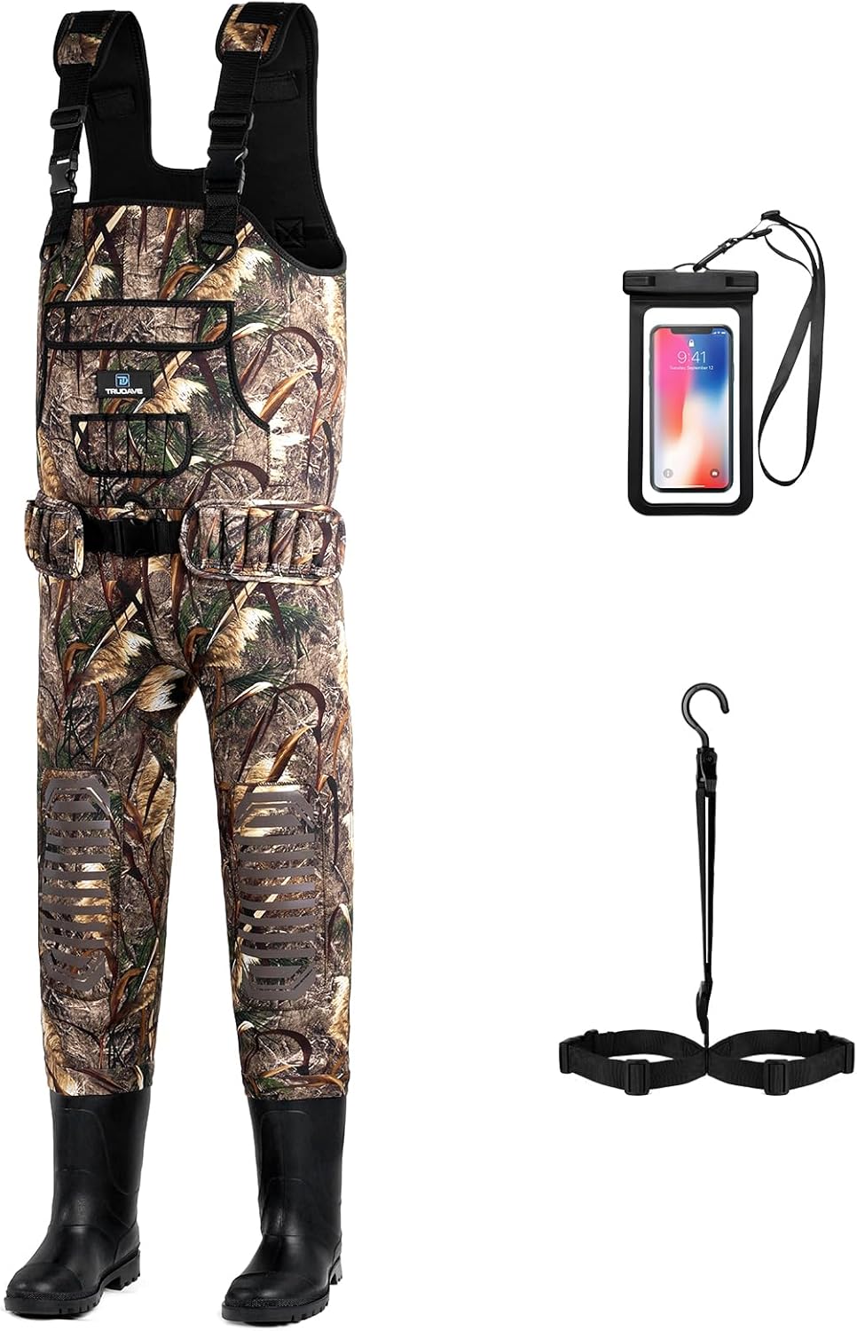 Thumbnail 6 de Trudave Chest Waders Waterproof Neoprene w/ Boots 🎣