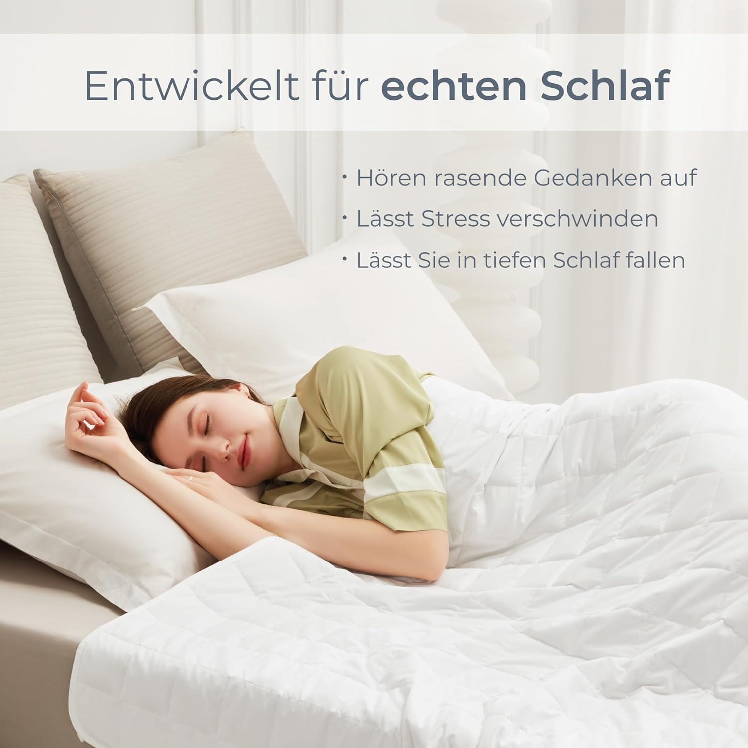 Thumbnail 2 de Degrees of Comfort Gewichtsdecke 135x200 cm (7 kg) – Anti-Stress Therapiedecke aus 100% Baumwolle