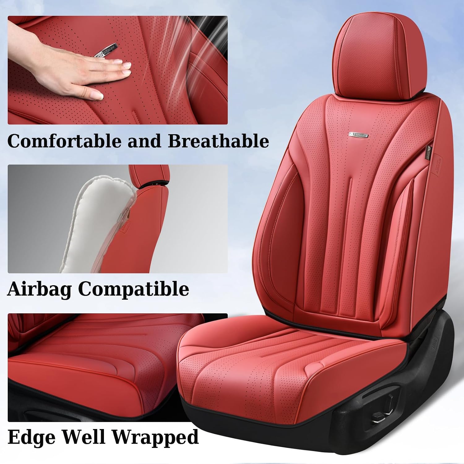 Detalle de Coverado Car Seat Covers Red