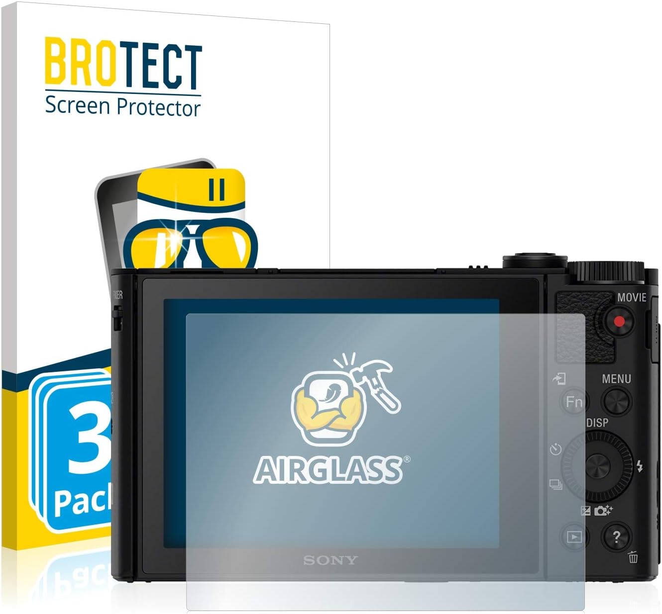 Detalle de brotect DSC-HX90 Protection écran 3 pcs