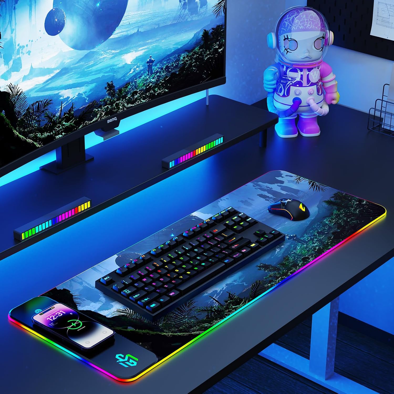 Thumbnail 5 de GIM Wireless Charging RGB Mouse Pad 15W
