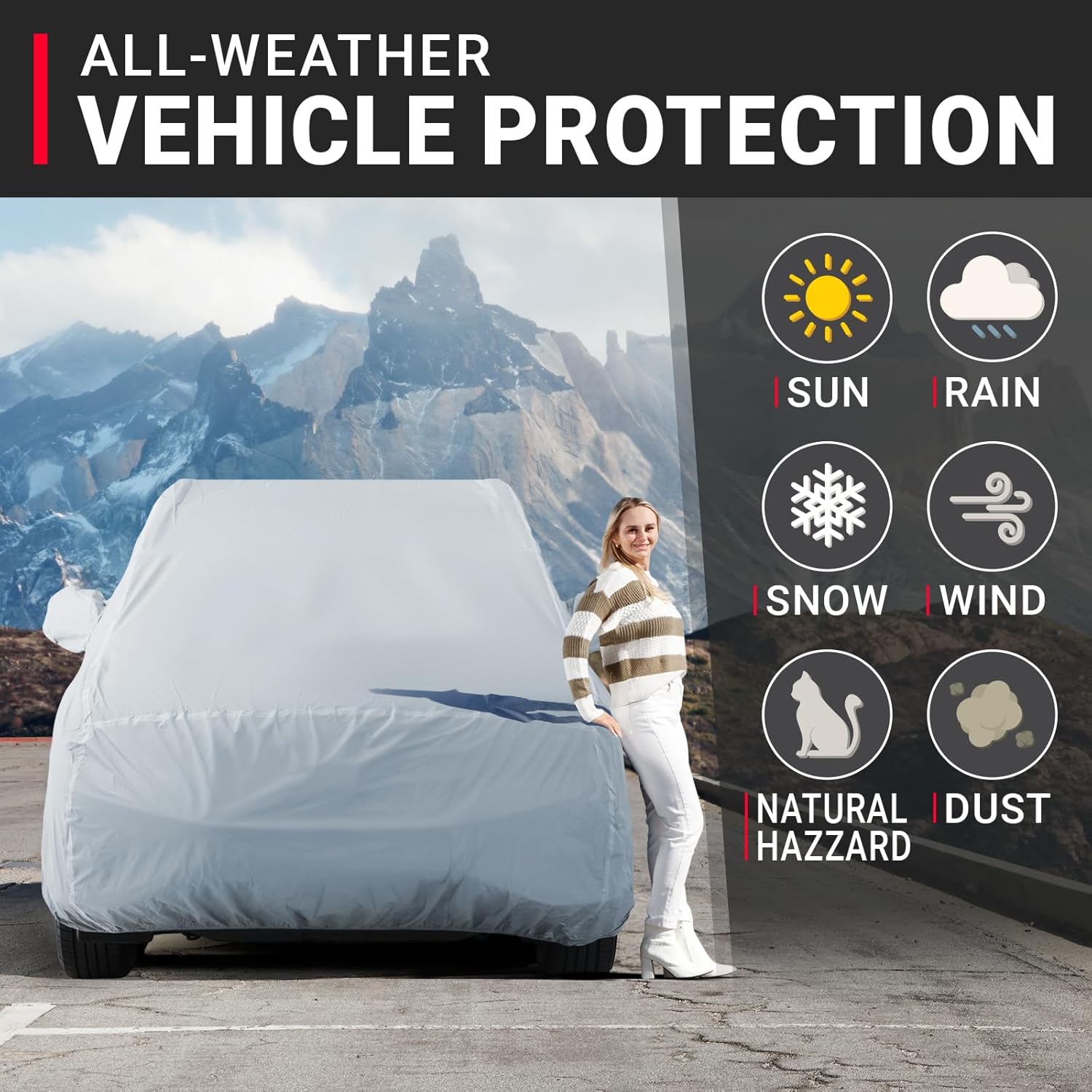 Thumbnail 1 de iCarCover Fits 2002-2009 Chevy Trailblazer SUV Car Cover