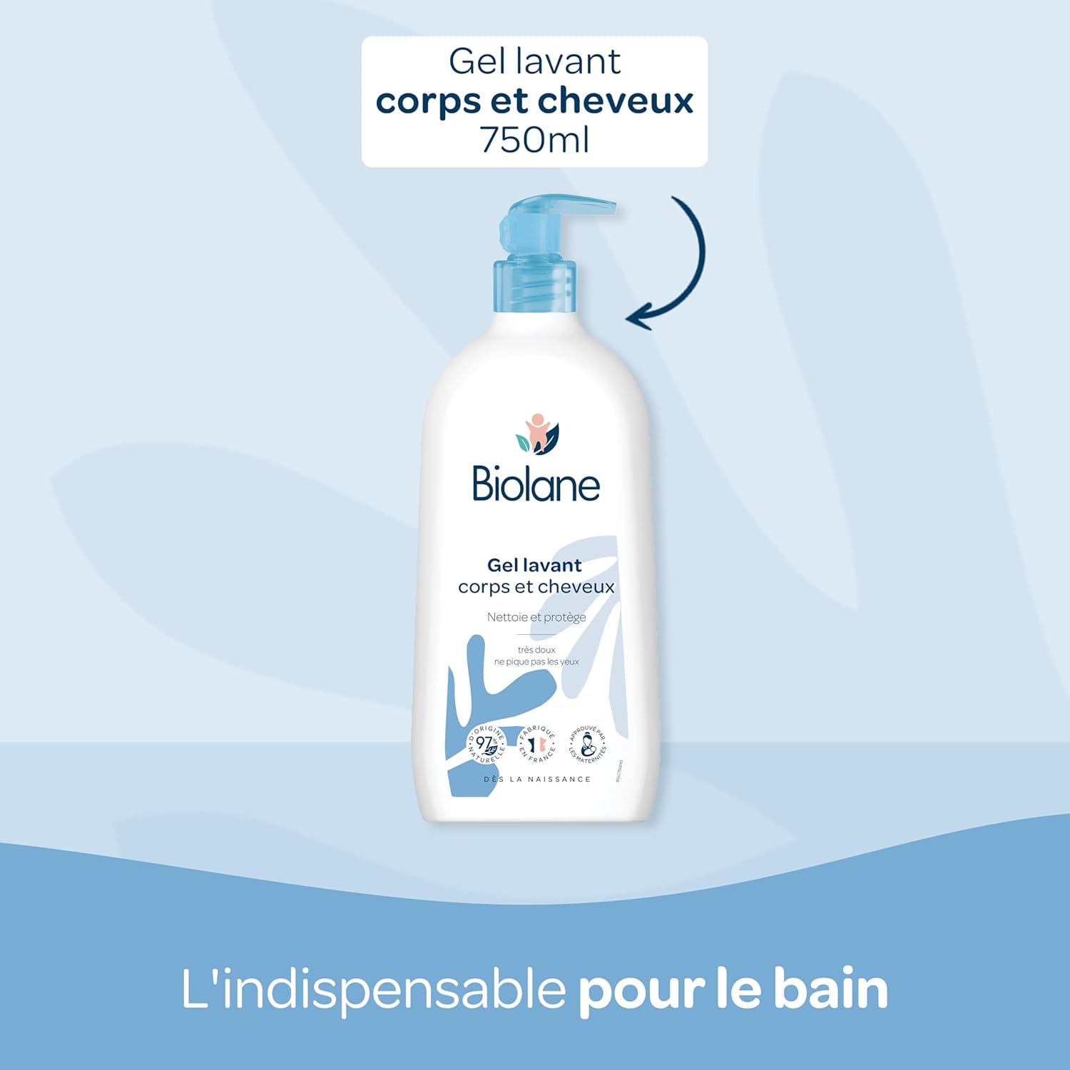 Thumbnail 2 de Coffret Biolane Naissance « Premiers jours » : lingettes, gel lavant, liniment et crème change dès la naissance