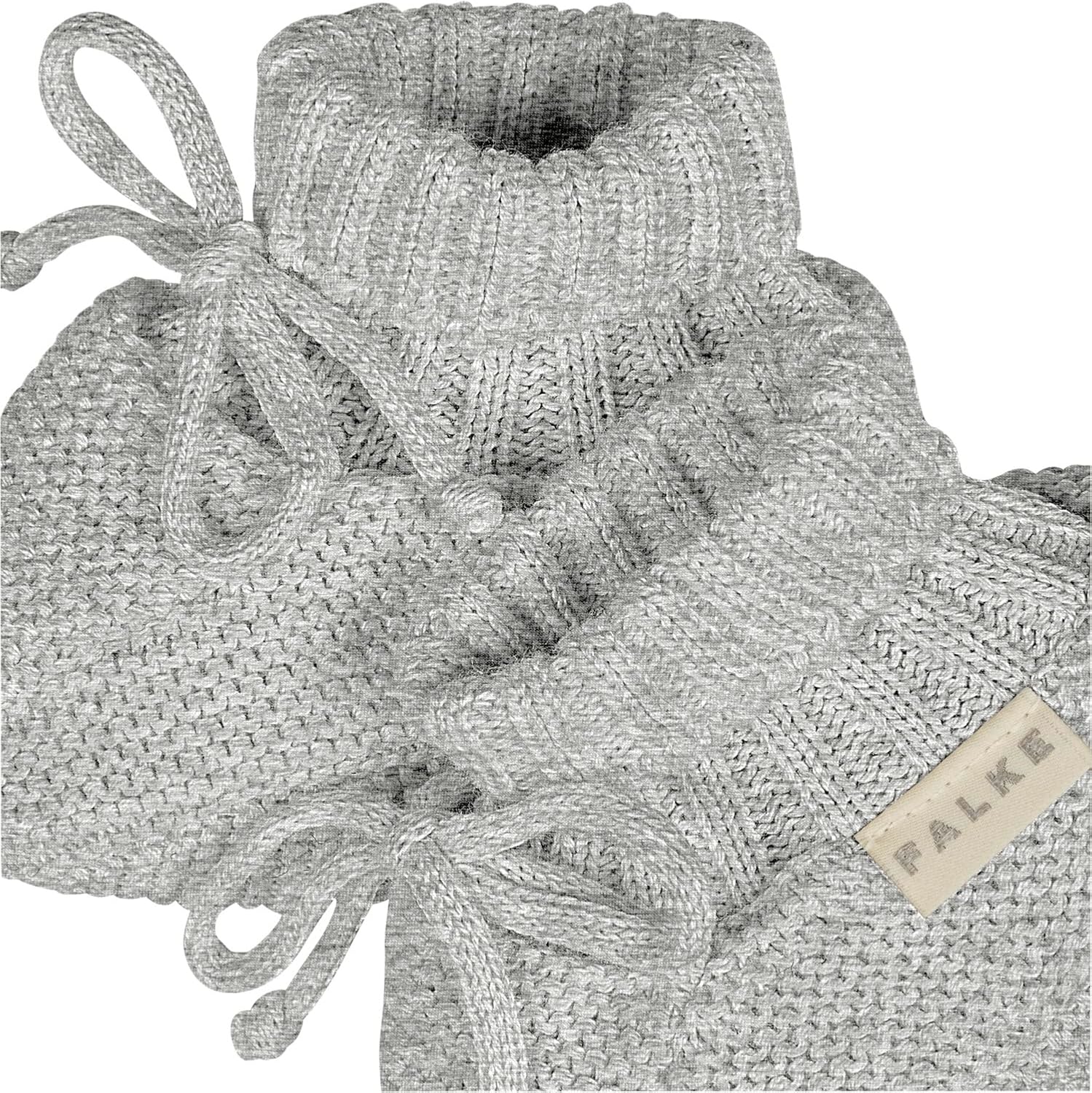 Detalle de FALKE Unisex Baby Knitted Shoe B So Cotton Plain