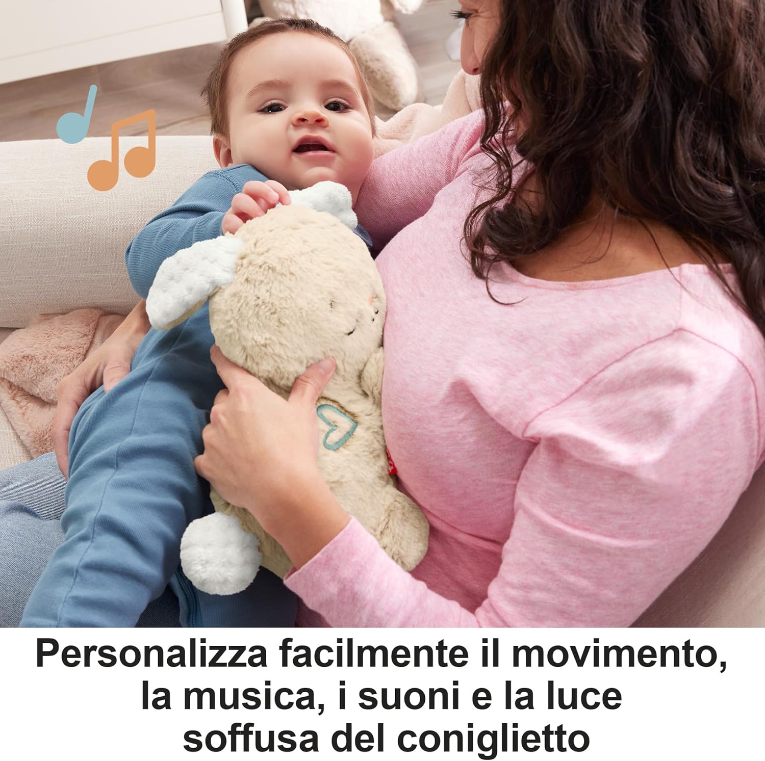 Detalle 1 de Fisher-Price Coniglietto Coccole Relax 0+