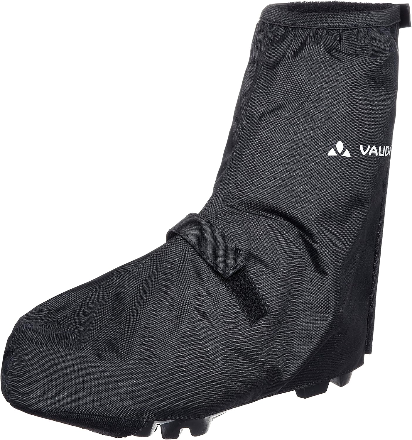 Detalle de VAUDE Bike Gaiter: wasserdichte Fahrrad-Gamaschen mit Reflektoren und Klettverschluss