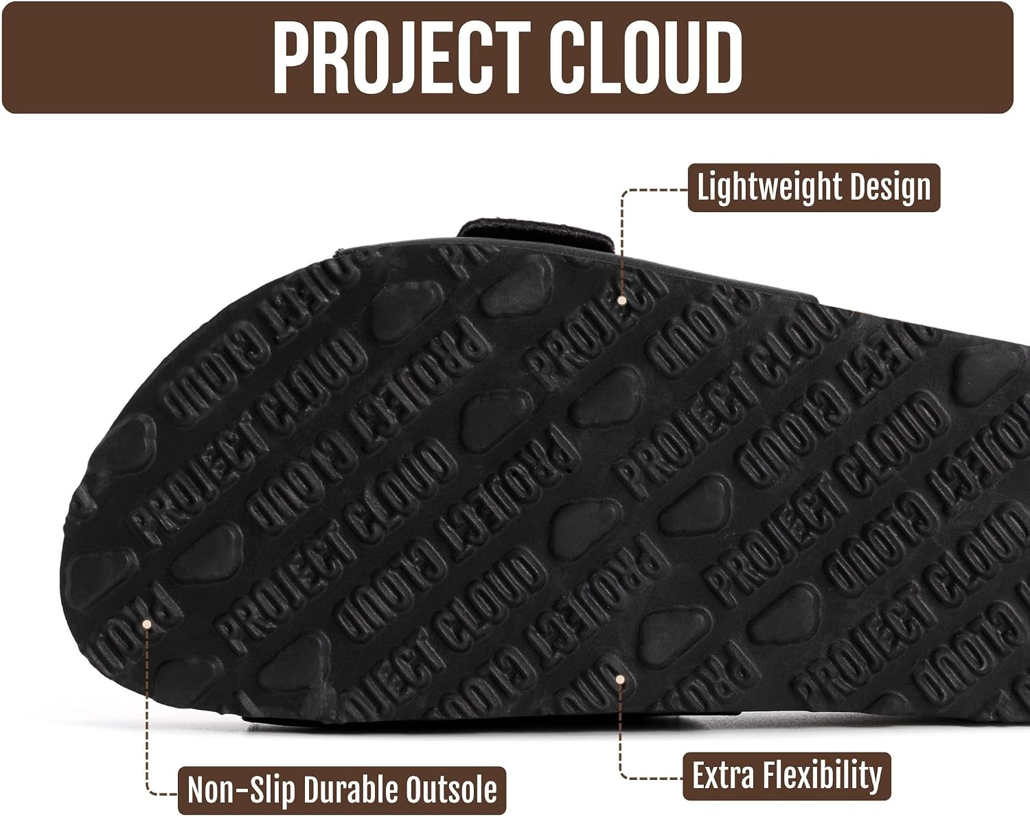 Detalle de Project Cloud Leather Sandals