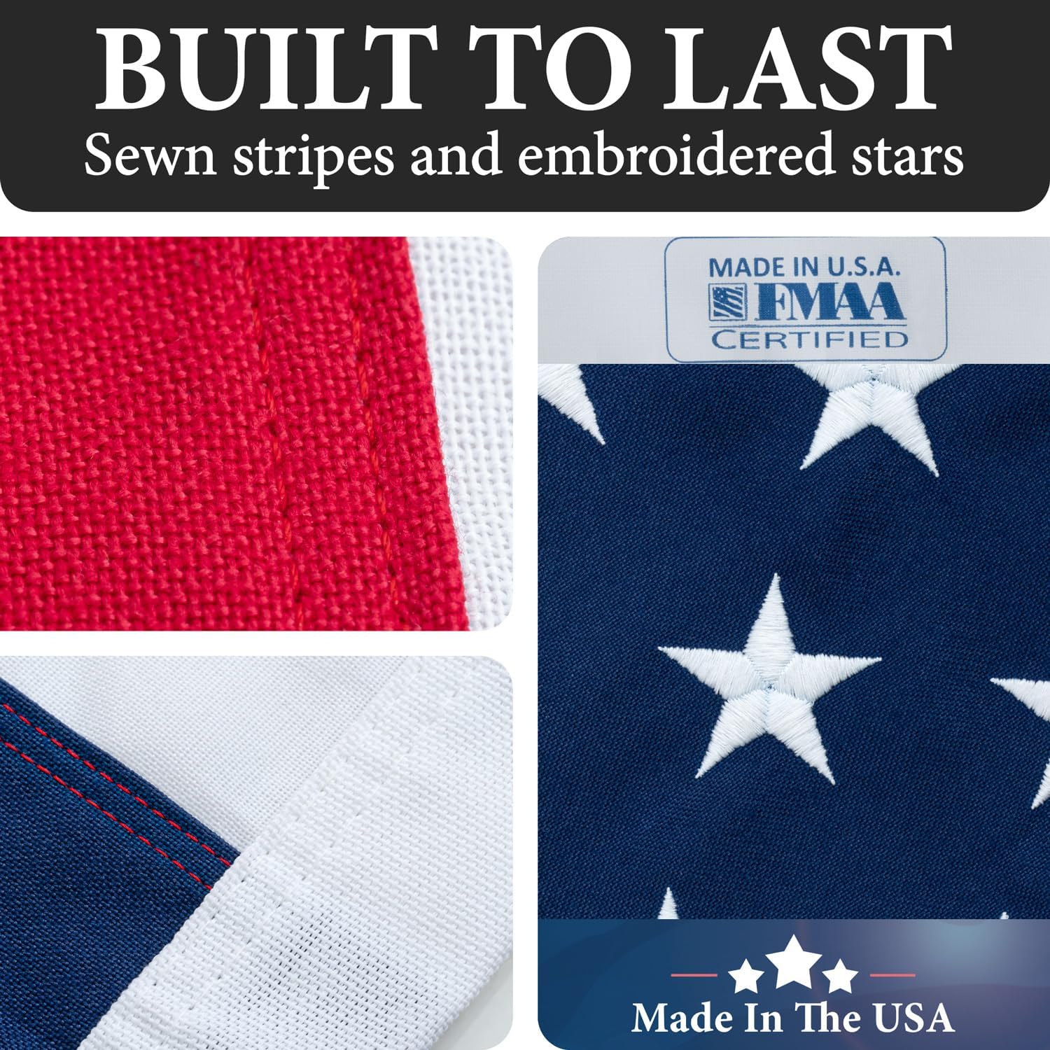 Detalle 2 de American Flags Outdoor Flag 5x8