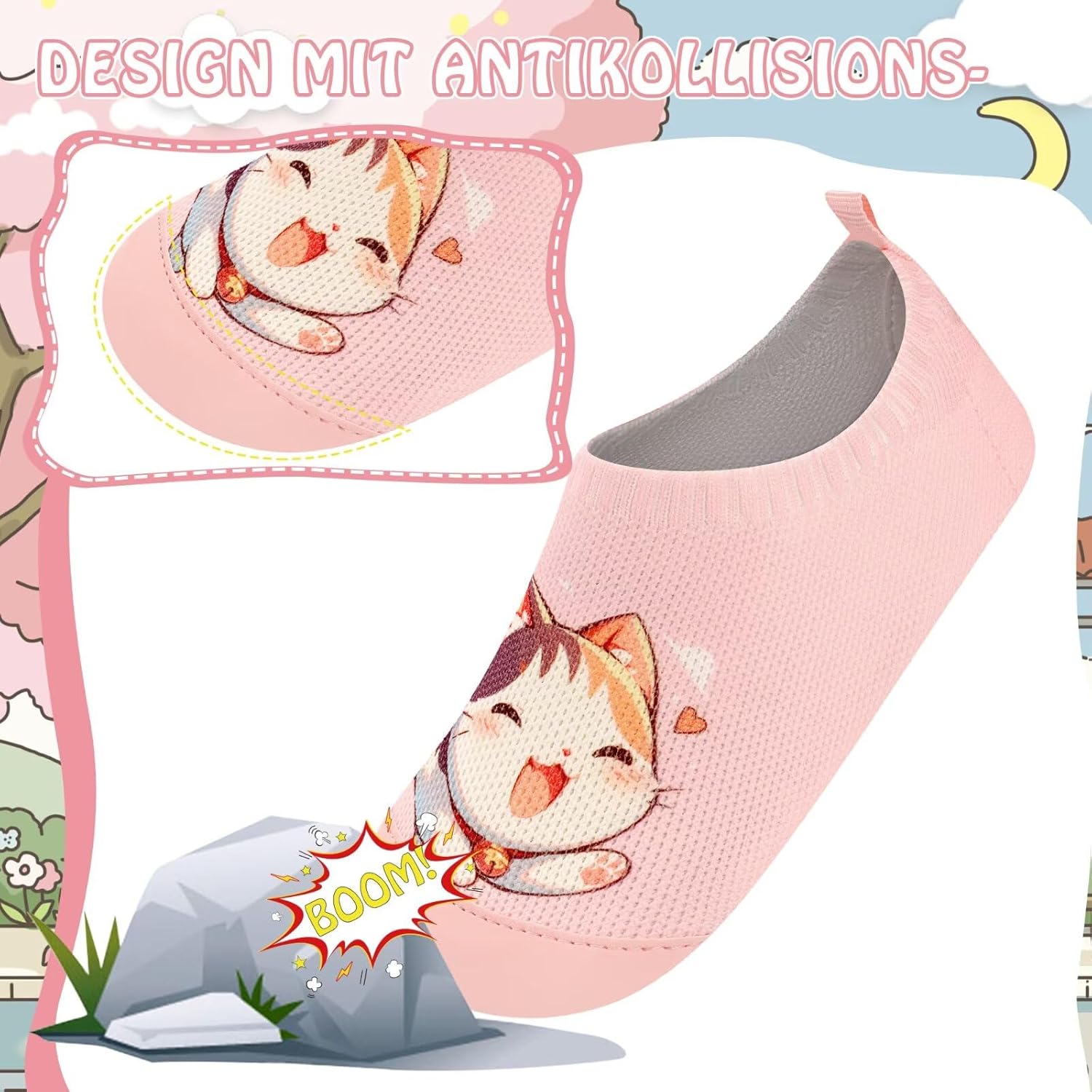 Thumbnail 2 de Kyopp Hausschuhe für Kinder (Junge & Mädchen) – atmungsaktive rutschfeste Barfußschuhe fürs Lauflernen