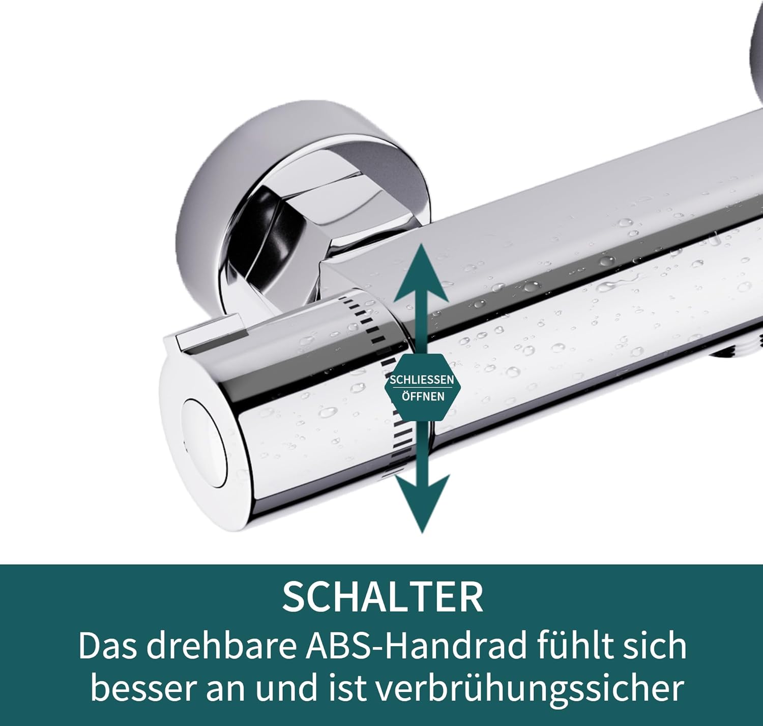 Detalle 1 de MORADO Duscharmatur mit Thermostat für Dusche