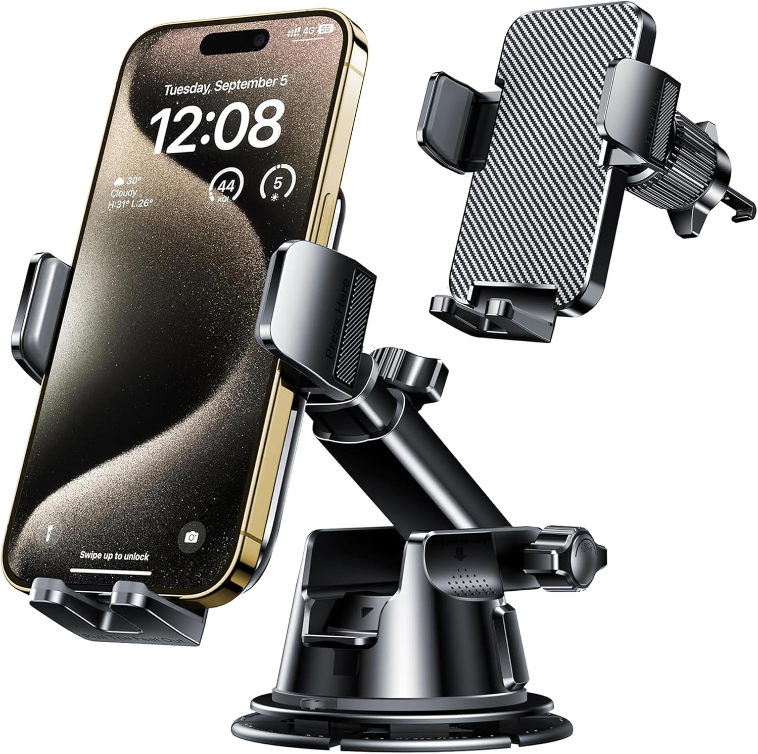 Detalle de Qifutan Dash Phone Holder for Car ⚙