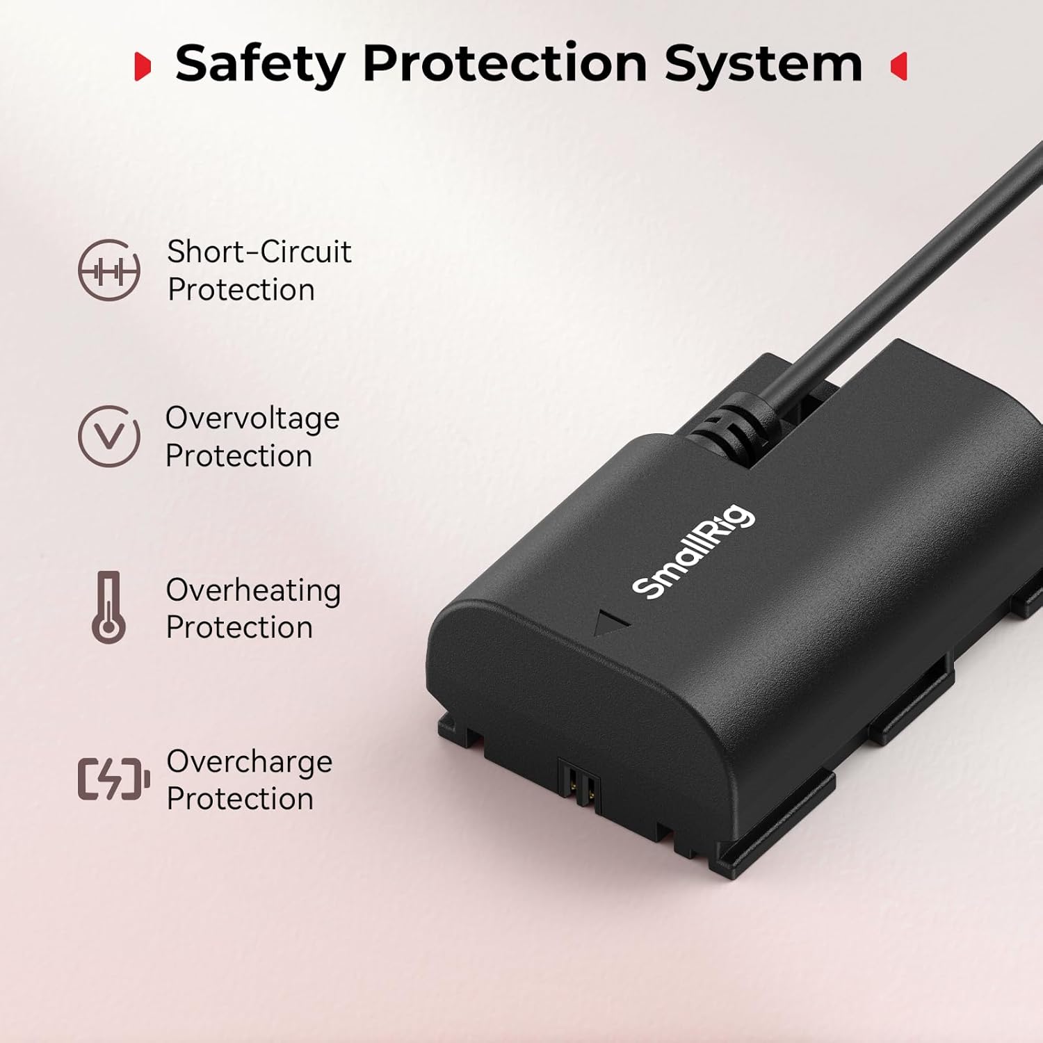 Thumbnail 6 de SMALLRIG Batterie factice LP-E6P 200 cm