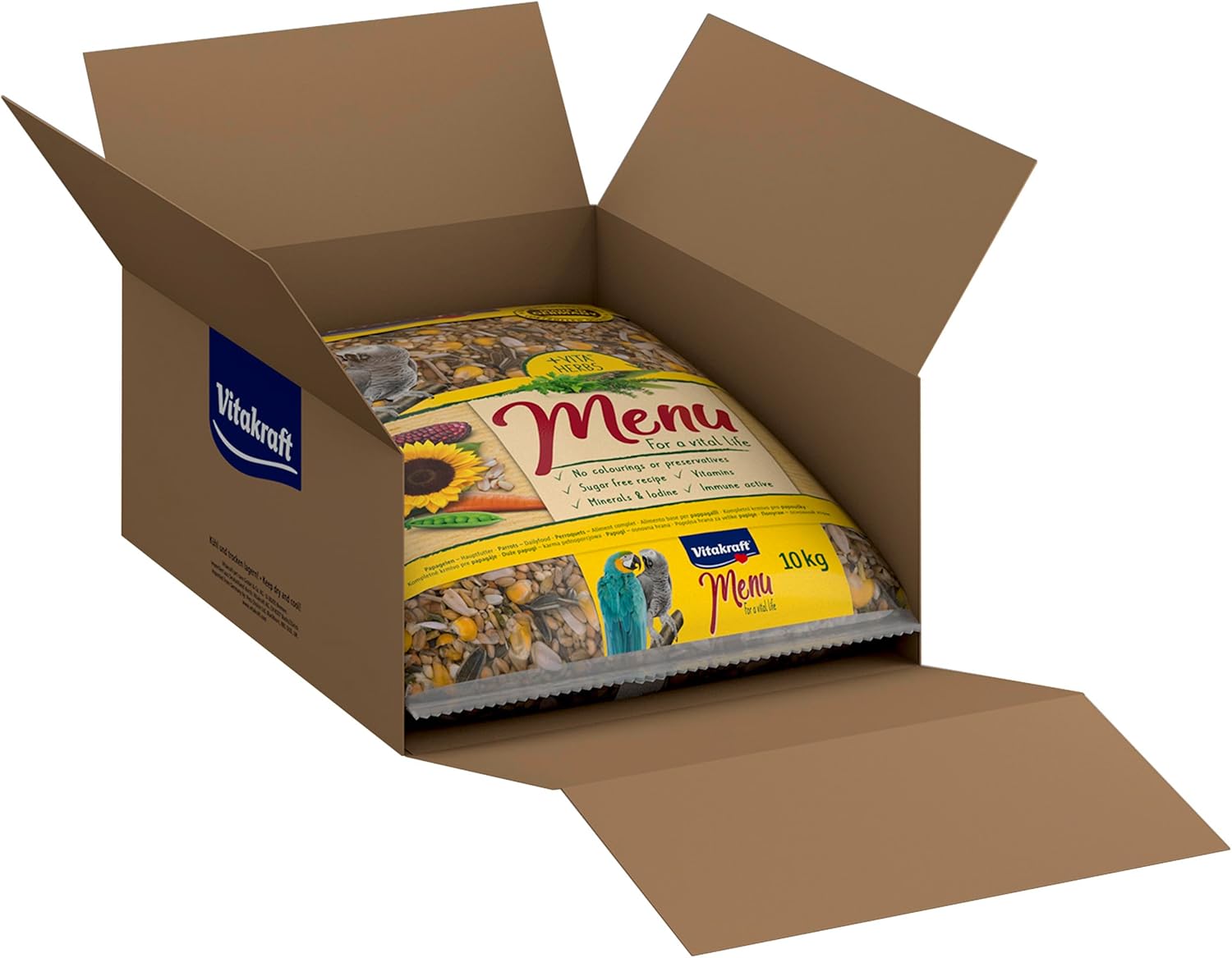 Detalle 2 de Vitakraft Menu 10 kg nourriture perroquets 🐦