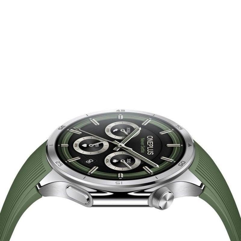 Detalle de OnePlus Watch 3 GPS NFC 46mm: diseño robusto con rendimiento y conectividad para deportistas exigentes