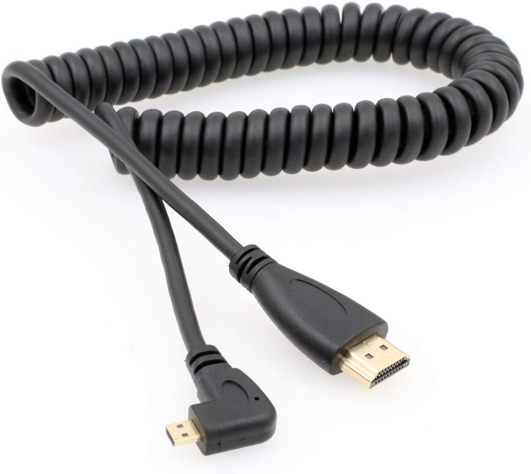 Detalle de HangTon Thin Soft HDMI to HDMI 2.0 4K Cable (30cm) for ZCAM E2 F6 and More