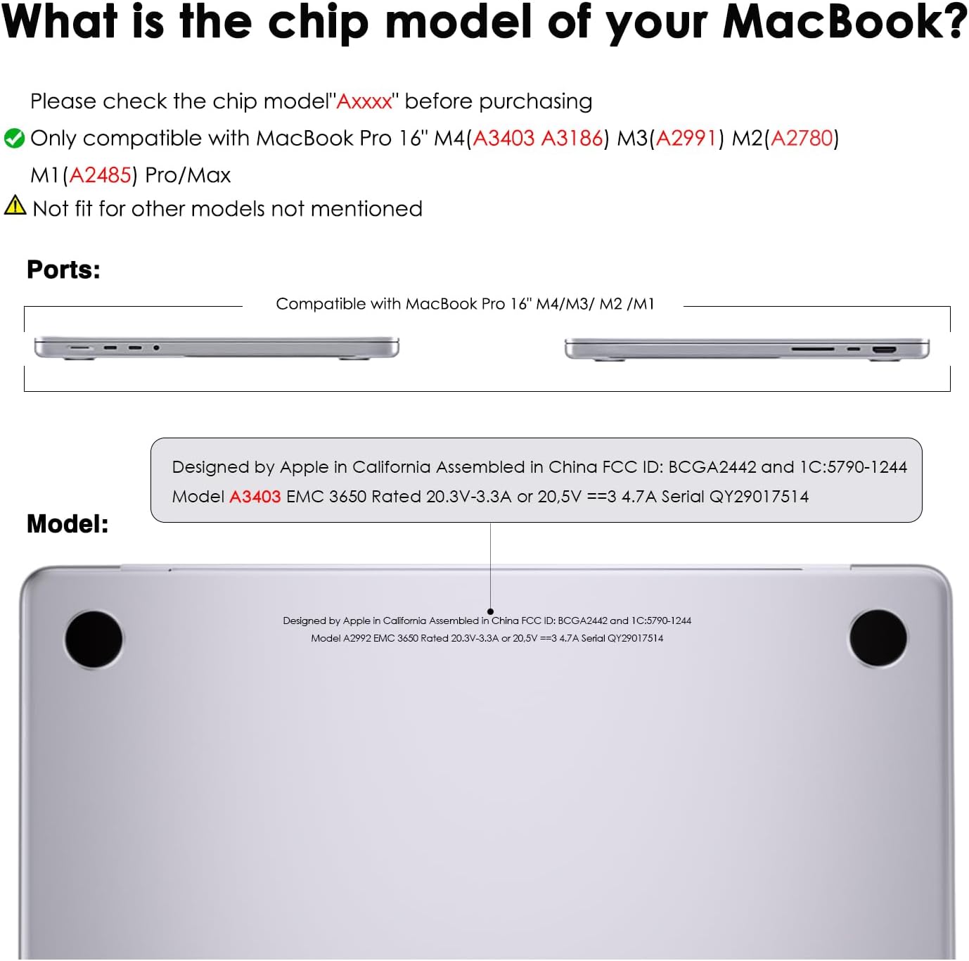 Detalle 2 de eleger Case for 16-inch MacBook Pro 16" clear hard shell