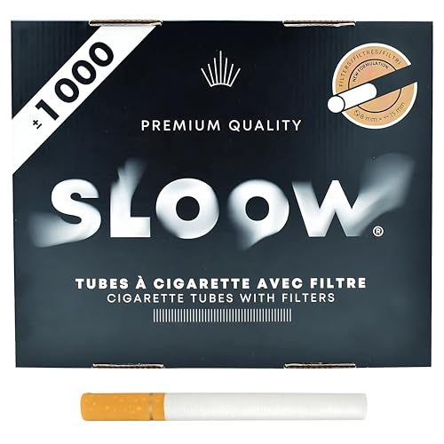 Detalle de SLOOW Boîte de 1000 Tubes à Cigarettes — Qualité Premium et Compatibilité Universelle