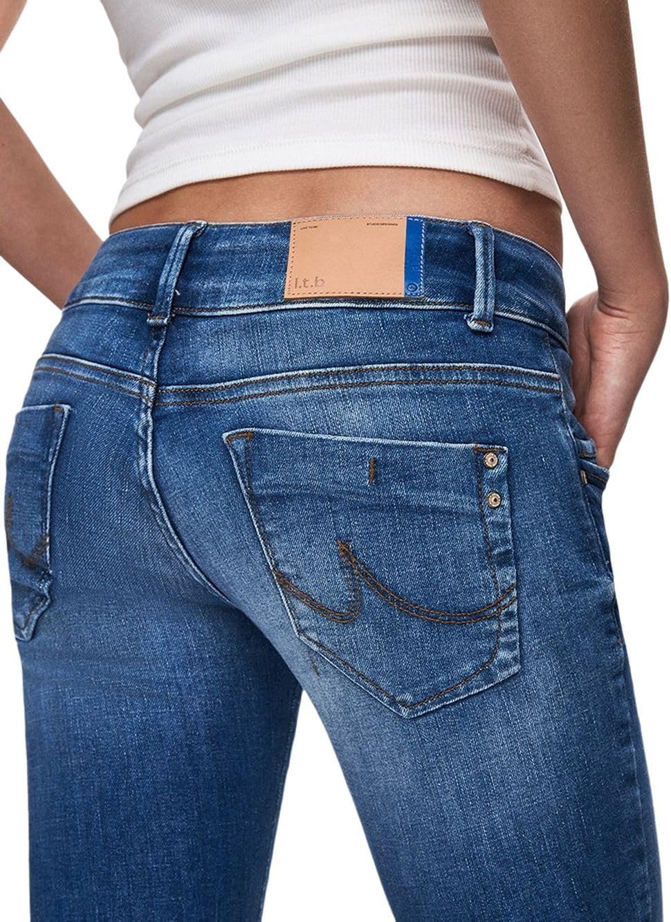 Detalle de LTB Jeans Femme – coupe polyvalente en denim coton mélangé