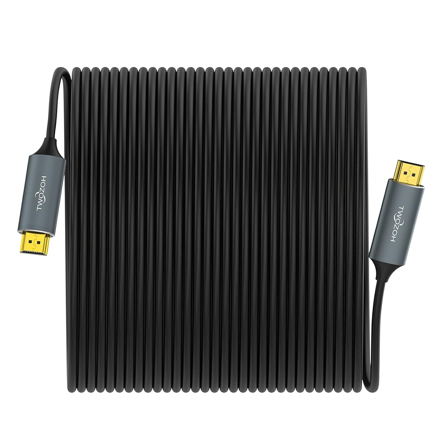 Thumbnail 5 de Twozoh Câble HDMI fibre optique 20M: 4K/60Hz et HDR10, transmission robuste sur longue distance