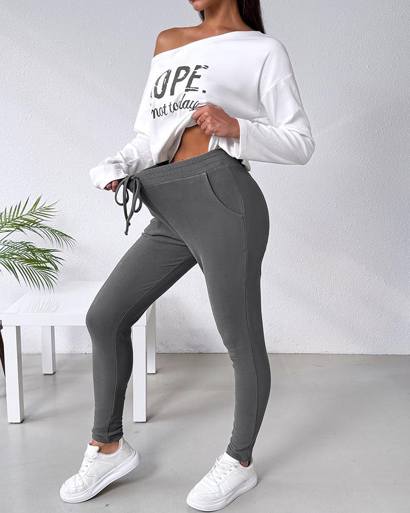 Thumbnail 3 de CHICME Tracksuit Off-Shoulder 2-Piece Set