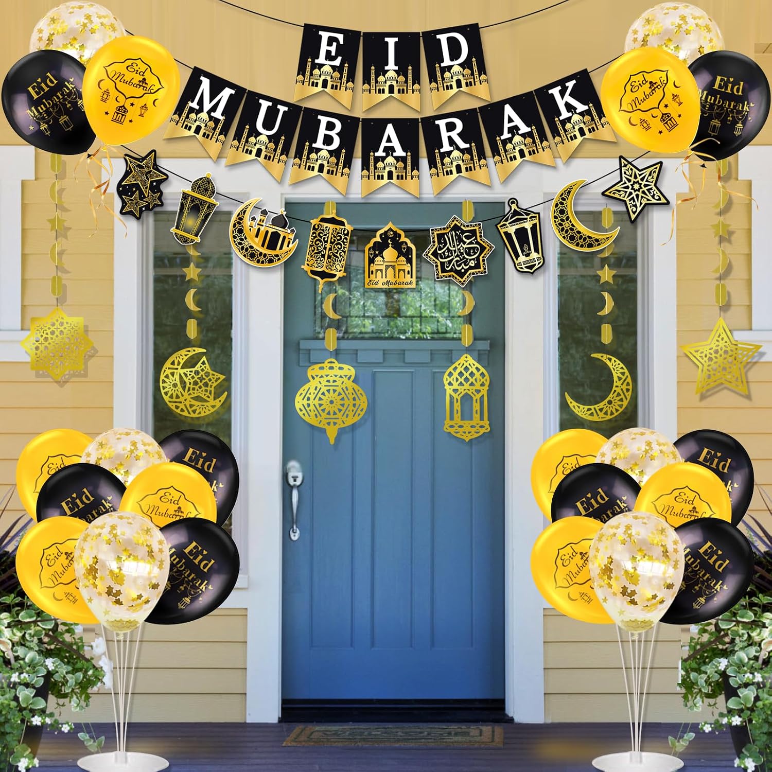 Thumbnail 4 de AhfuLife Ramadan Mubarak Decorations 6Pcs 🎉