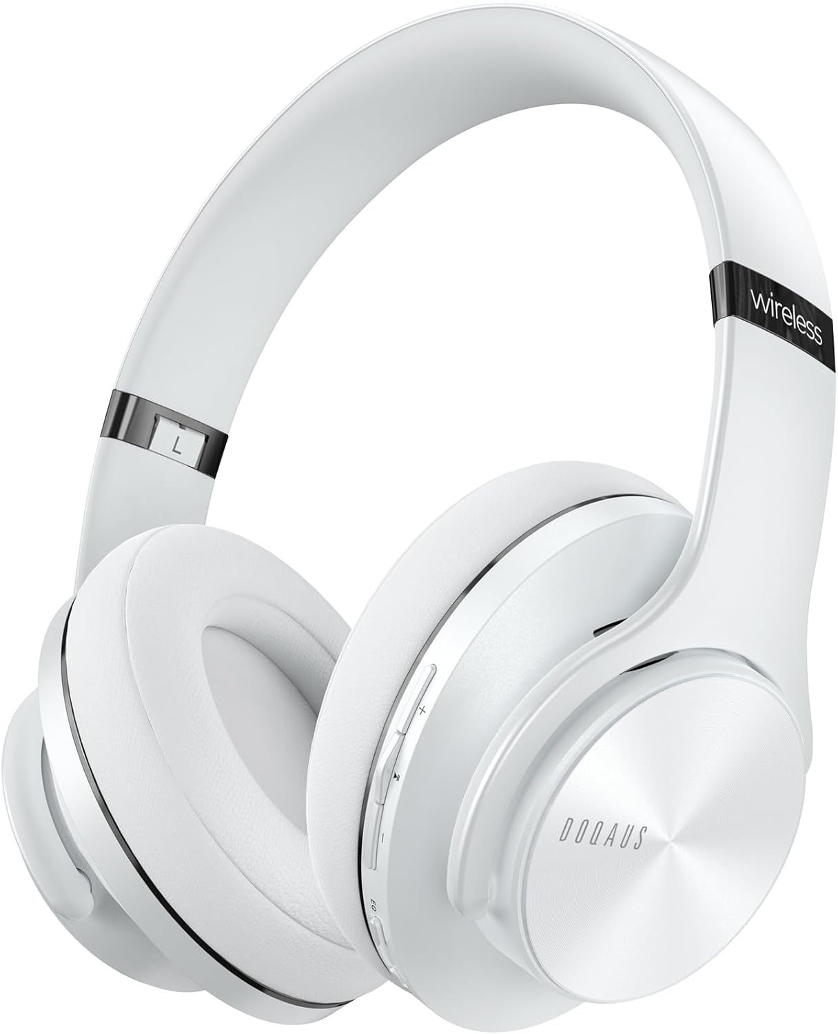 Detalle de DOQAUS Bluetooth Kopfhörer Over Ear: 90 Stunden Laufzeit, 3 EQ-Modi und Kabellos mit Mikrofon