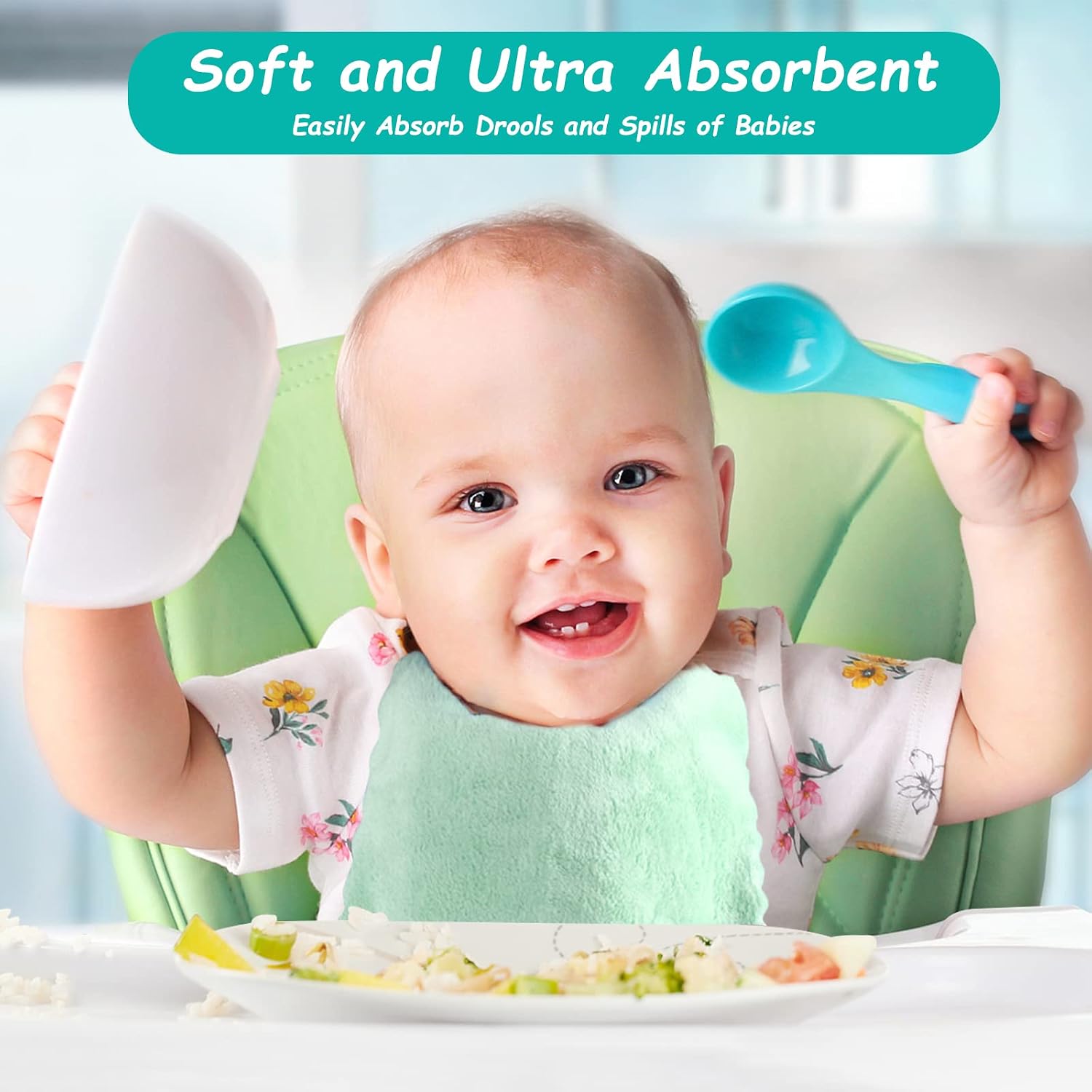 Thumbnail 5 de HOMEXCEL Baby Washcloths 24 Pack