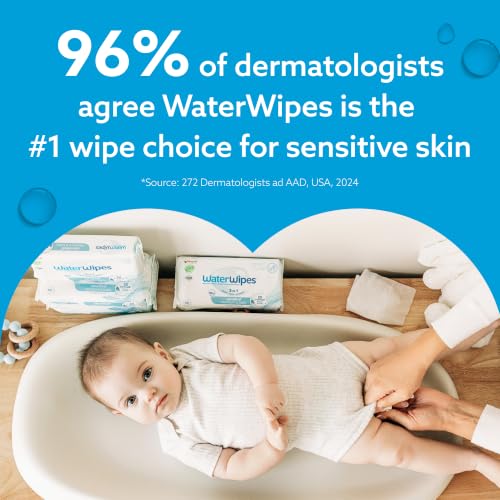 Thumbnail 6 de WaterWipes Sensitive+ Newborn & Baby Wipes, 240 Count (4 Packs) - 99.9% Water, Unscented, Hypoallergenic