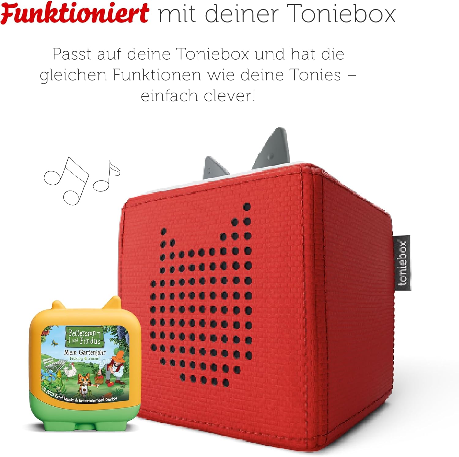 Thumbnail 4 de tonies Clever Toniebox Pettersson & Findus – Findus explique le monde, mon année au jardin (printemps et été)