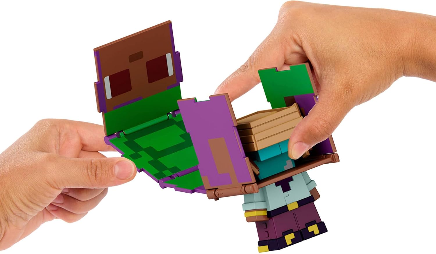 Thumbnail 1 de Mattel Minecraft Flippin’ Figs 🧩 Pack de 2 Figuras 9.5cm