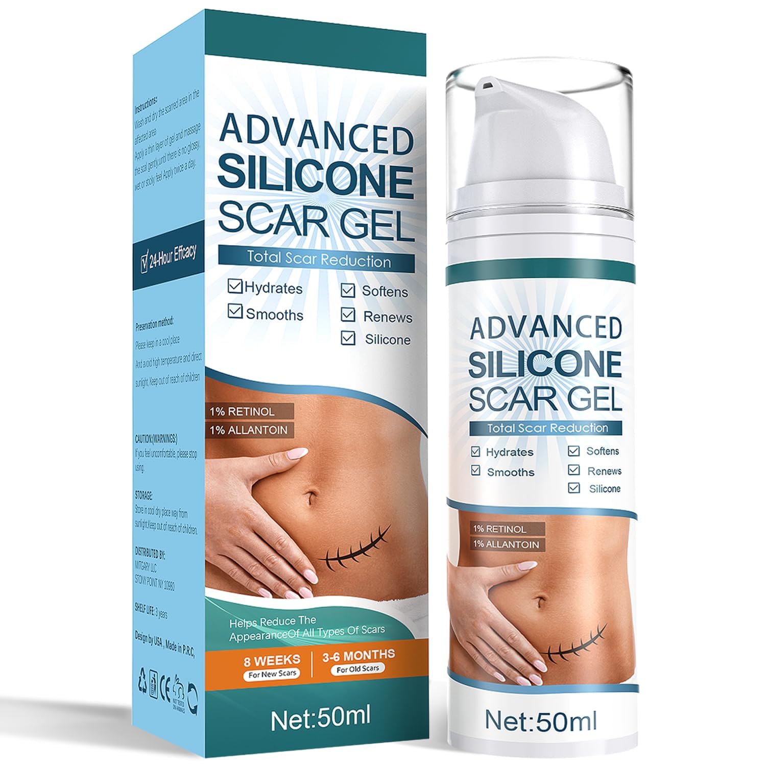 Detalle de Mitgary Silicone Scar Gel 50g