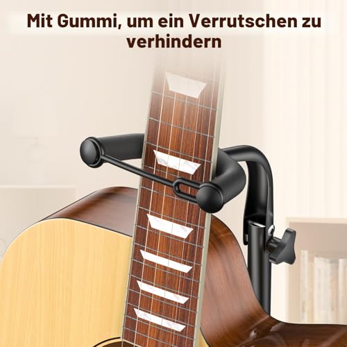 Detalle de New Bee Gitarrenständer Klappbarer Höhe Verstellbar 80-93 cm