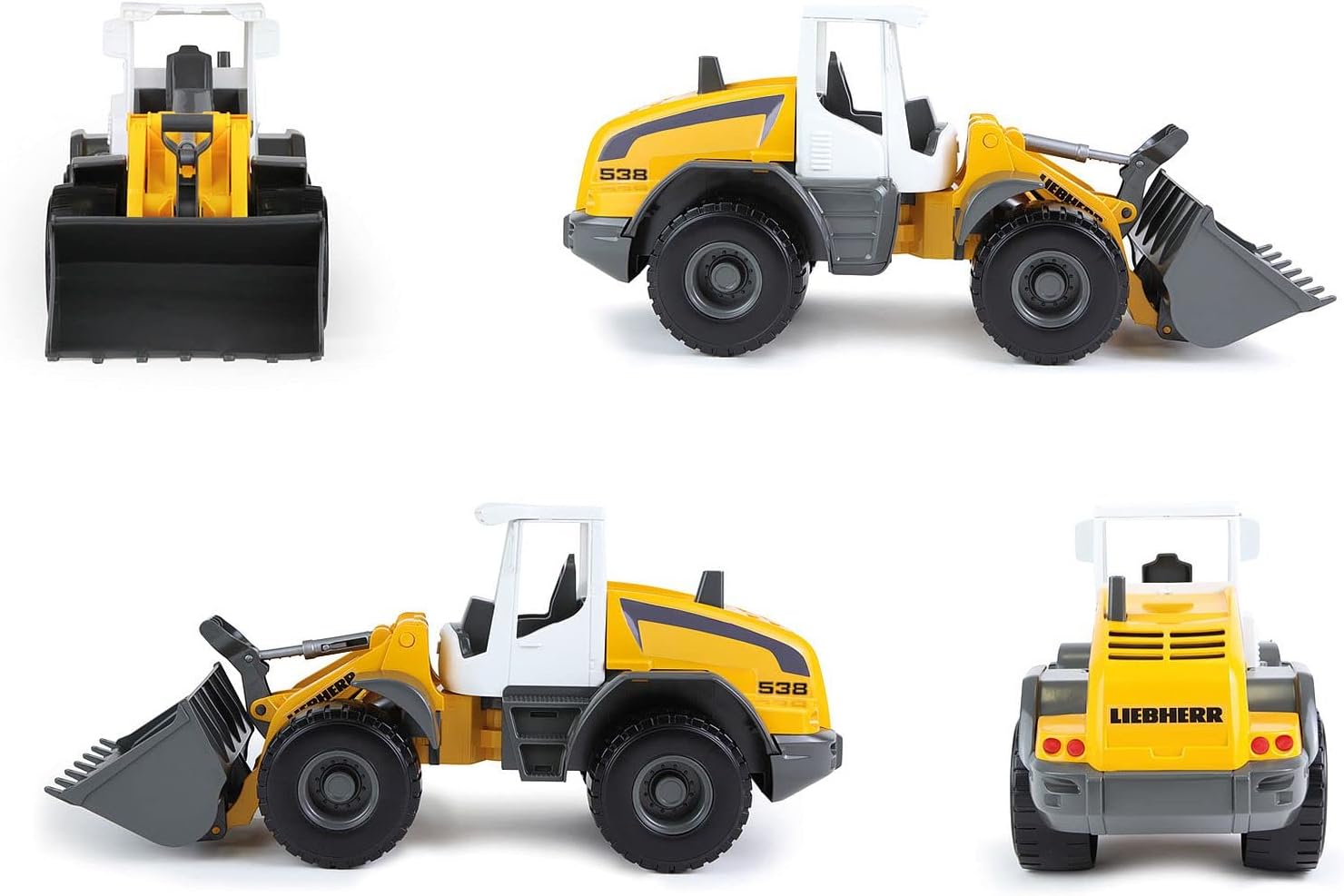 Thumbnail 3 de LENA - Worxx Liebherr L538 Robusto Caricatore veicolo giocattolo giallo