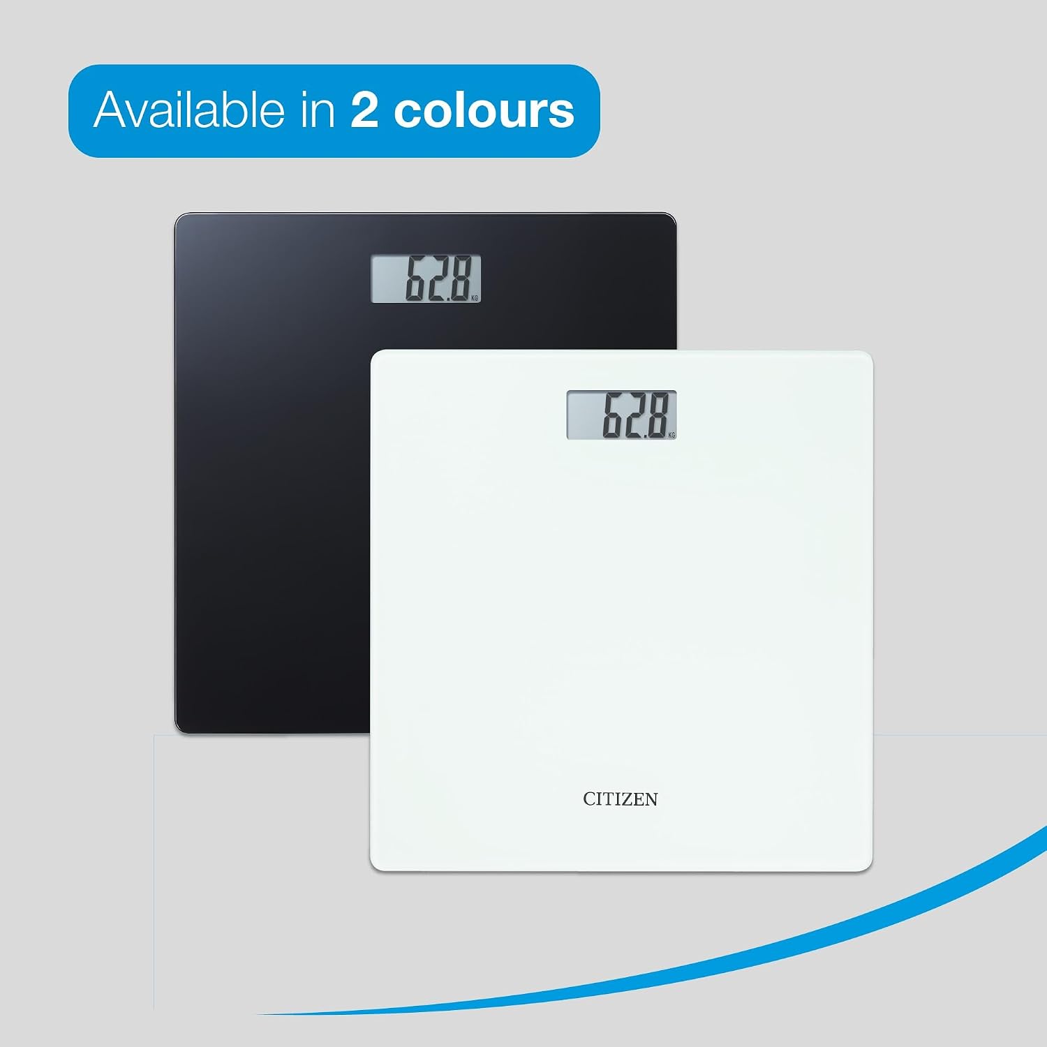 Detalle de Citizen Digital Bathroom Scales — Accurate 0.1 kg Home Weighing with Large Display