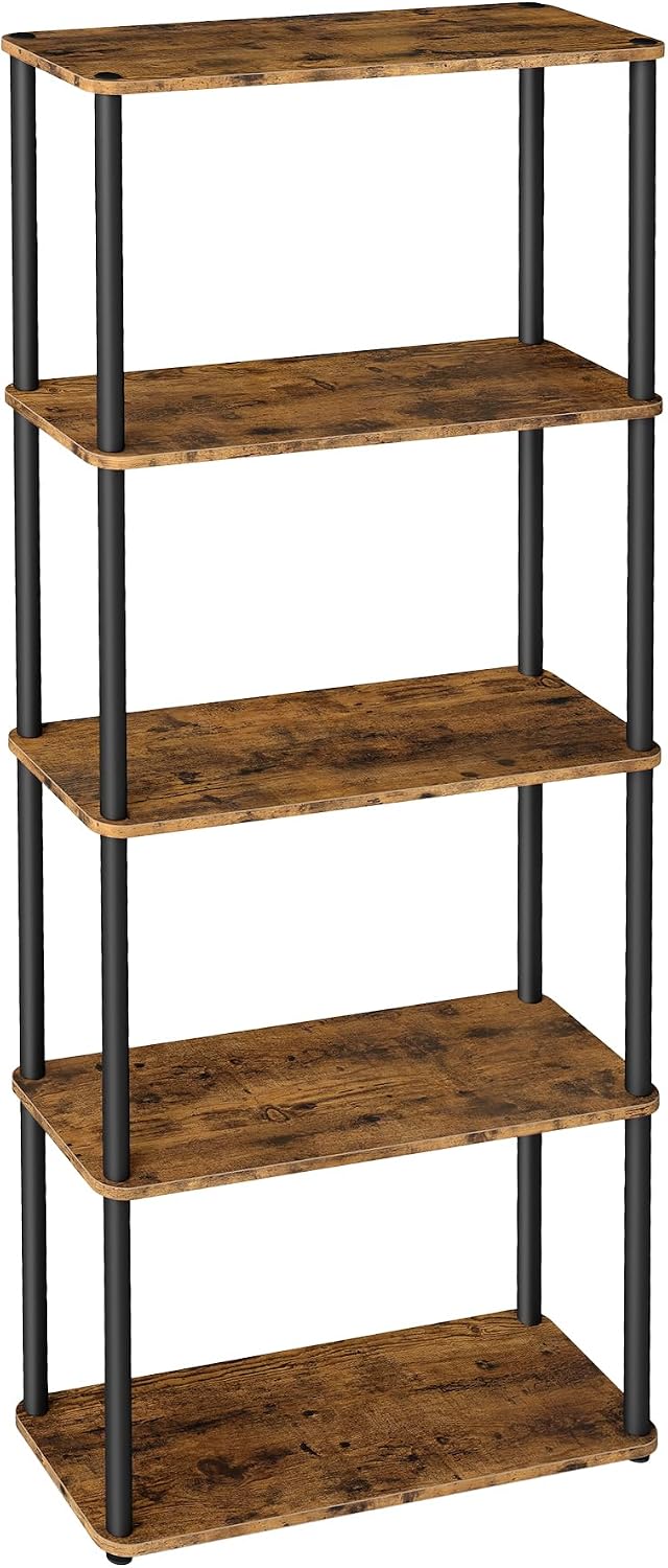 Detalle 2 de VASAGLE LLS166K01 förvaringshylla, 6 hyllplan, 60 x 23,8 x 173,4 cm