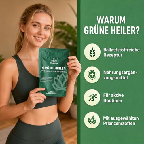 Thumbnail 8 de Grüne Entgiftungspulver 200g von Pflarosa – Greens Pulver mit Matcha, Gerstengras, Spirulina & Heidelbeeren