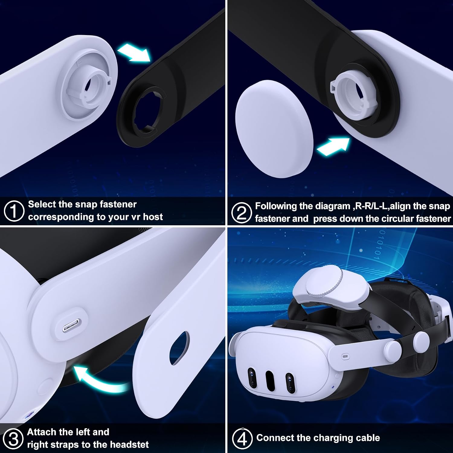 Thumbnail 4 de Comfort Head Strap 35in² Cushion for Quest